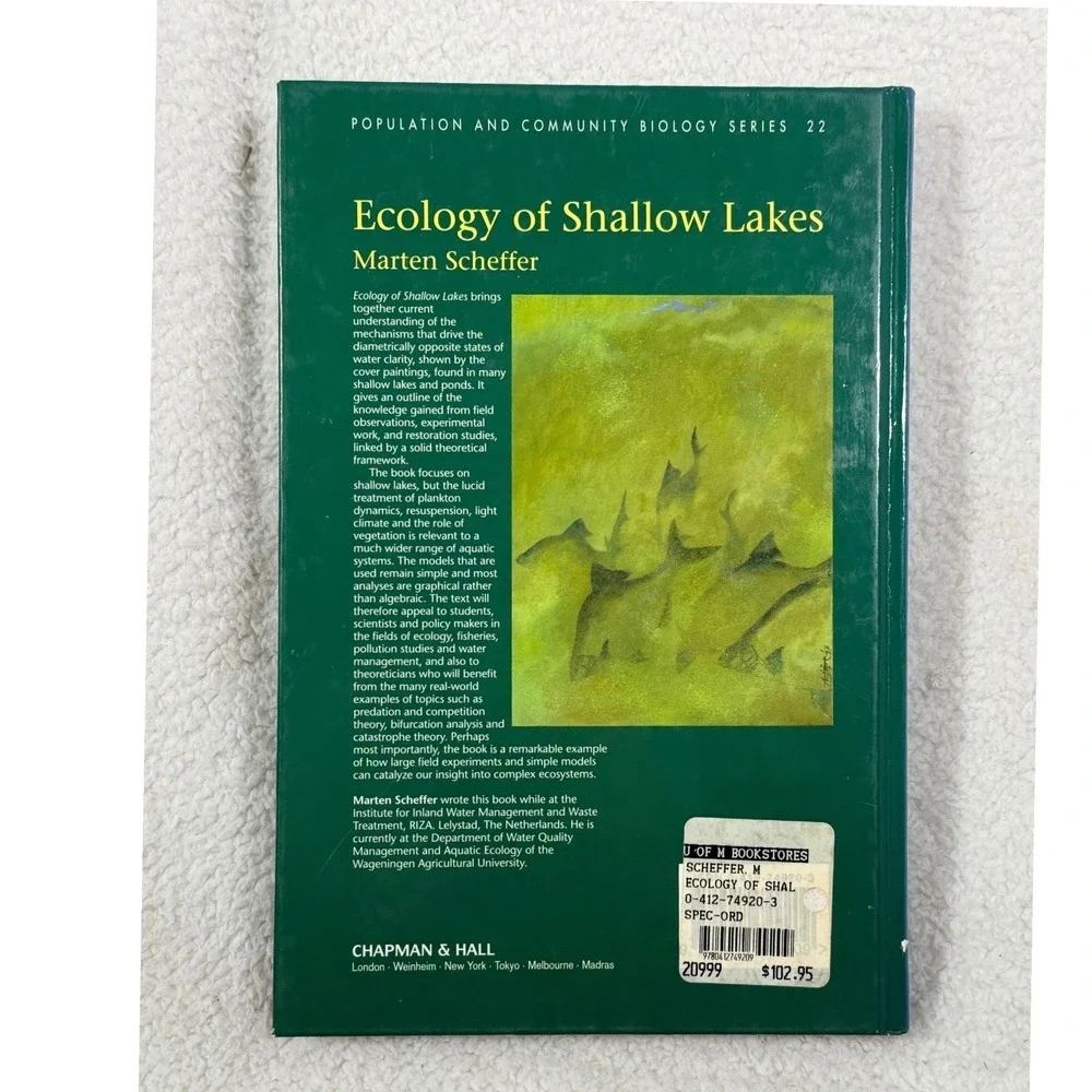 Ecology of Shallow Lakes (Population and Community Biology Series) Scheffer 1998